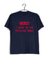 Nerd Physics INTELLECTUAL BADASS Custom Printed Graphic Design T-Shirt for Men